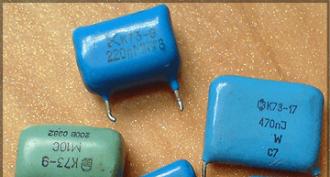 Marking of film capacitors 100n 100v