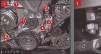Chevrolet Niva: checking and replacing the auxiliary drive belt