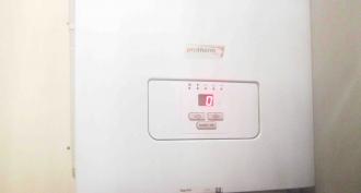 Control of the electric boiler Protherm 