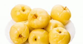 Soaked apples - a tasty and healthy preparation