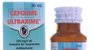 Cefixime: instructions for use Cefixime which group of antibiotics