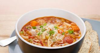 Minestrone vegetable soup classic recipe
