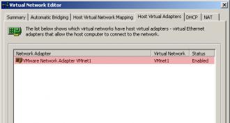 VMware Workstation Network Settings