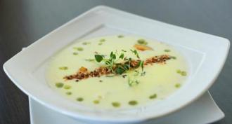 Chicken cream soup: cooking options