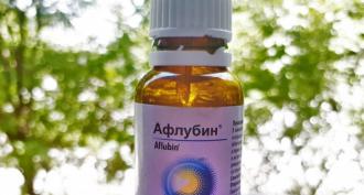 How to take aflubin drops for the treatment of children