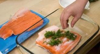 How to salt whole trout at home (lightly salted)